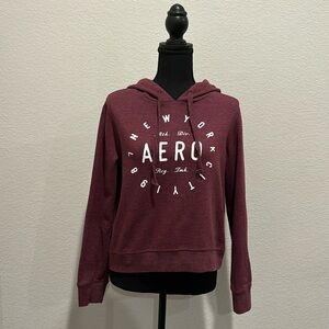 Aeropostale Maroon Pullover Girls Hoodie Size M.